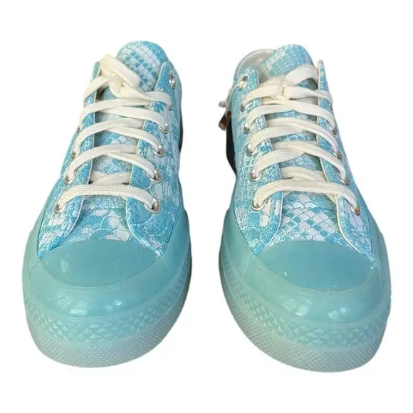NEW Converse X GOLF WANG Chuck Taylor 70 Snake White/Blue 173190C W 8.5 M 6.5